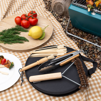 barbecue tool set with carry case - spirit of adventure