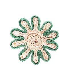 dessous de verre en cosses de maïs - bleu dessous de verre en cosses de maïs - bleu