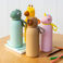 children's animal head drinks bottle 350ml - capybara