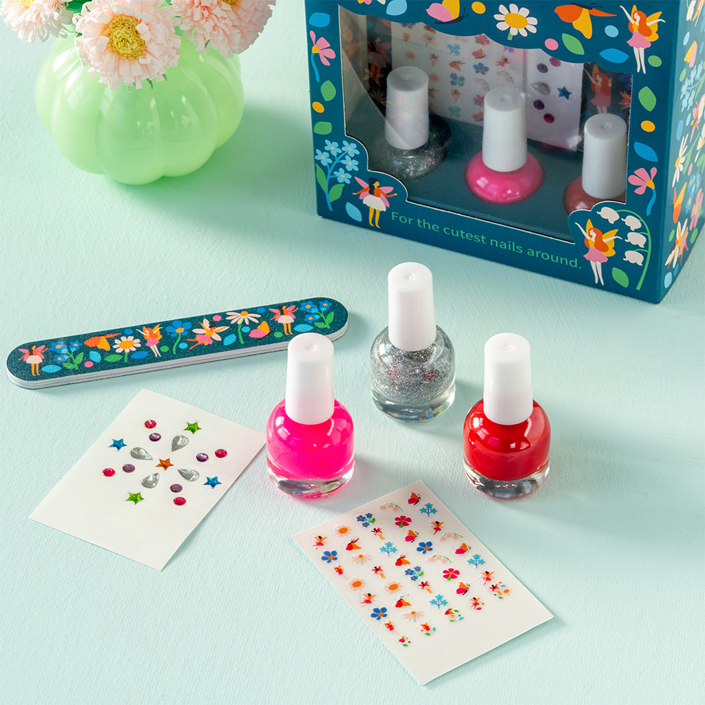 children's nail kit - fairies in the garden