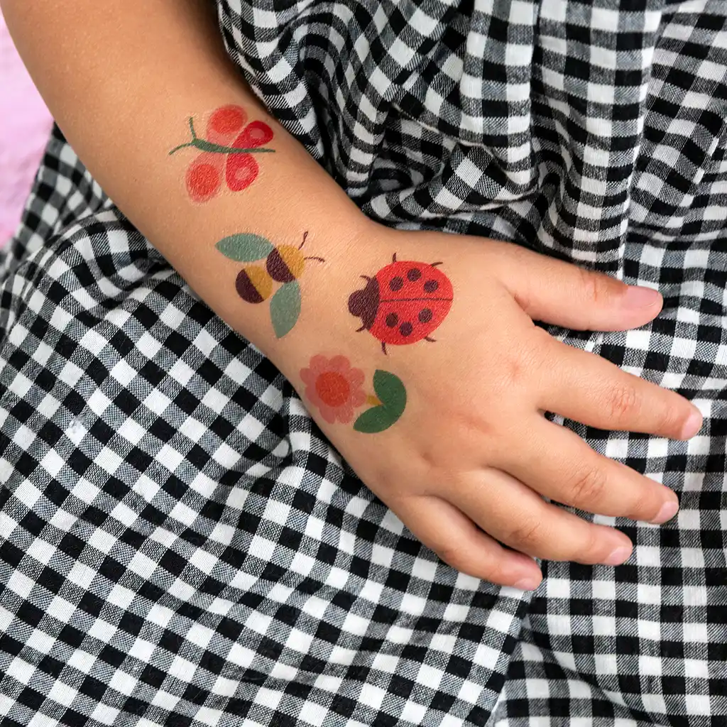 tatuajes temporales - mariquita