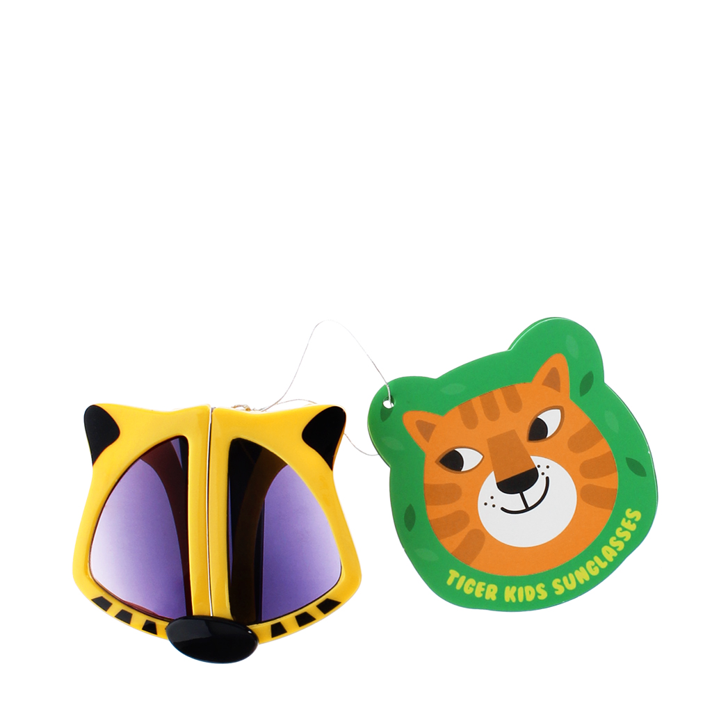 children's foldable sunglasses - tiger