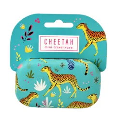 mini travel case - cheetah
