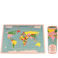 jigsaw puzzle in a tube (300 piece) - world map