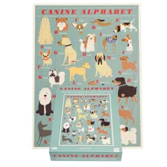jigsaw puzzle (1000 pieces) - best in show "canine alphabet" 