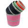 round jute storage baskets (set of 4) - multi-colour