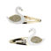 swan hair clips (set of 2)