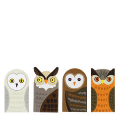 magnetic owl bookmarks (set of 4)