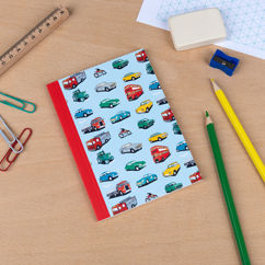 liniertes notizbuch a6 road trip