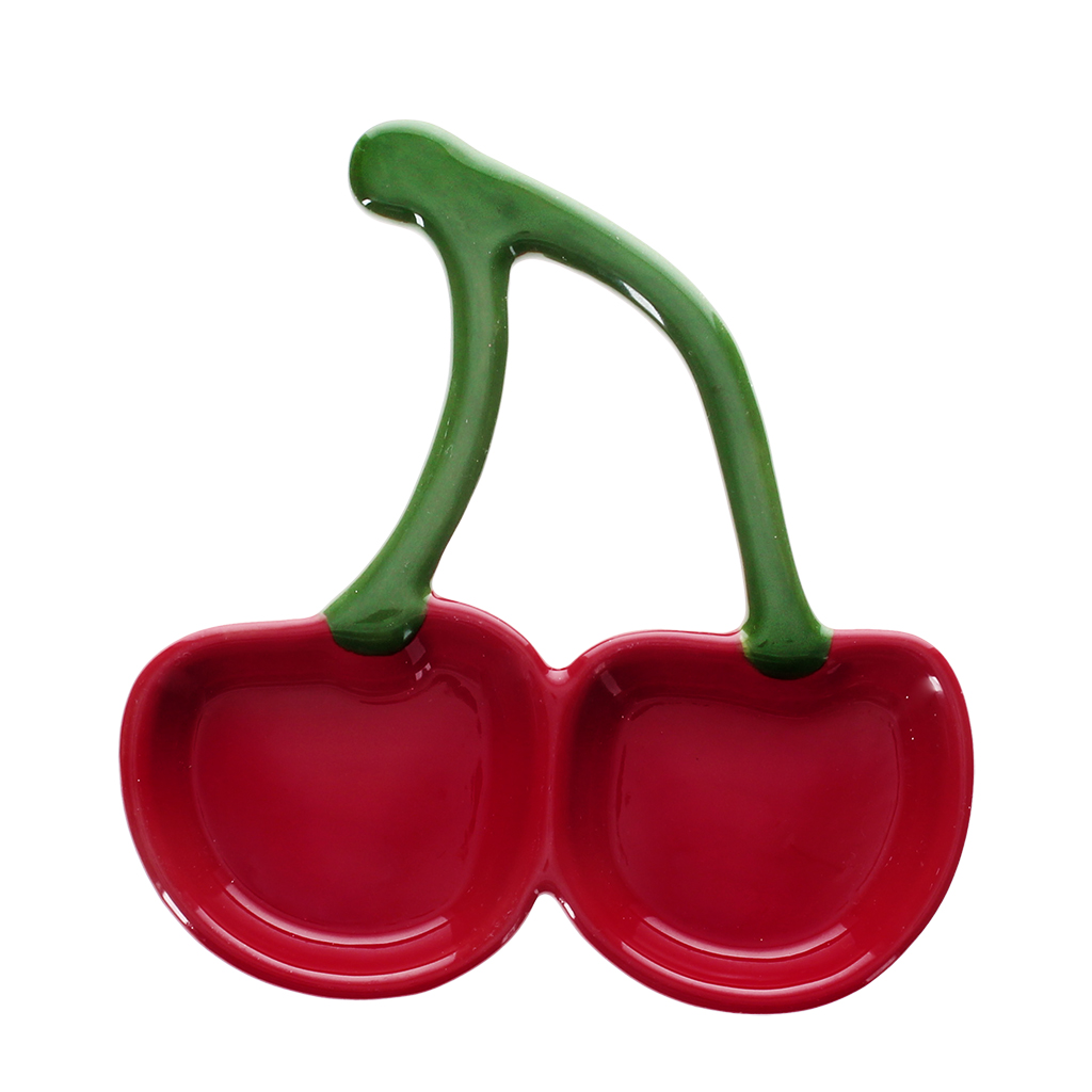 ceramic trinket dish - cherry