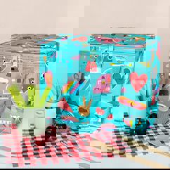 isolierte snacktasche top banana