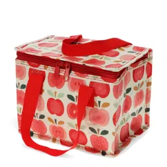 insulated lunch bag - vintage apple insulated lunch bag - vintage apple