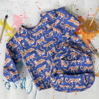 bavoir et gilet pour les petits - tiger