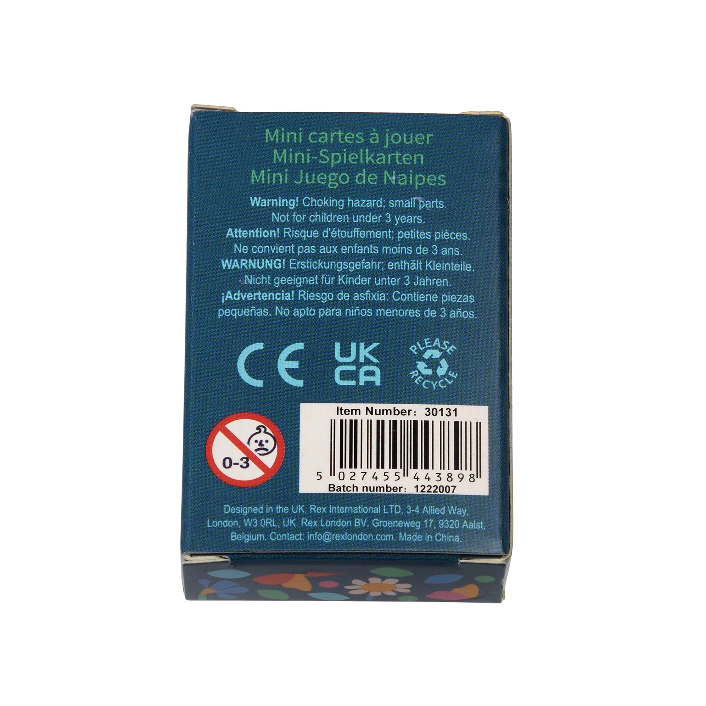 mini cartes à jouer fairies in the garden