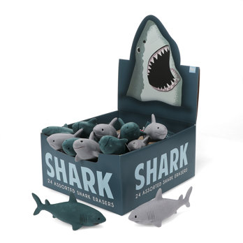 eraser - sharks (assorted)