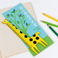 wooden ruler - yellow giraffe
