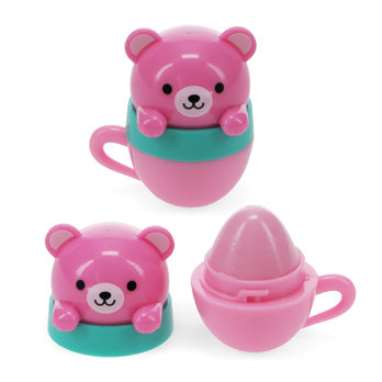 baume à lèvres parfumé mini baies (assortiment) - tasse animal friends