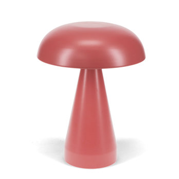 dimmable mushroom touch lamp - peach