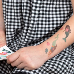 abwaschbare tattoos - mermaid