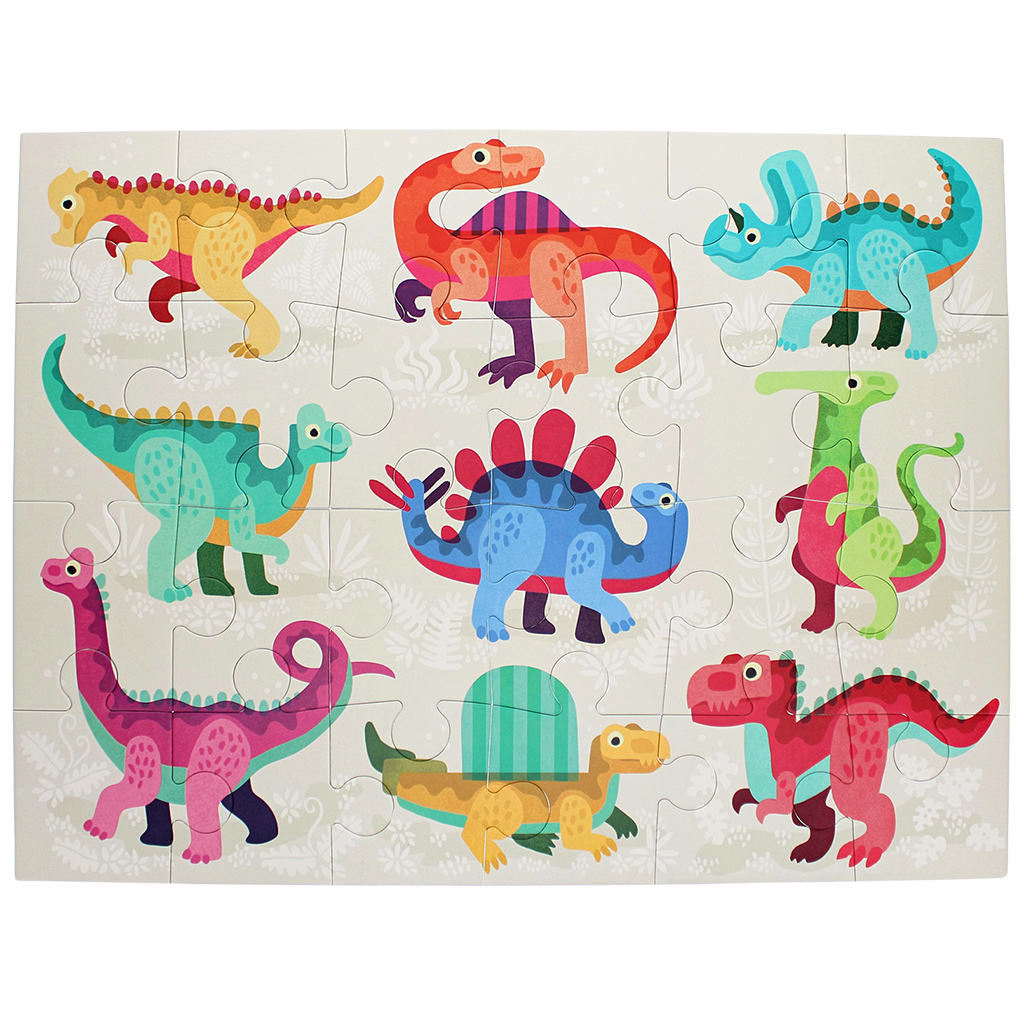 puzzle de sol (24 pièces) - baby dinos