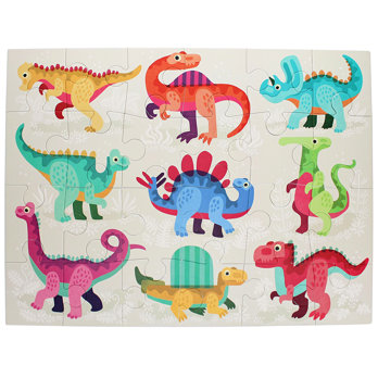 floor puzzle (24 pieces) - baby dinos