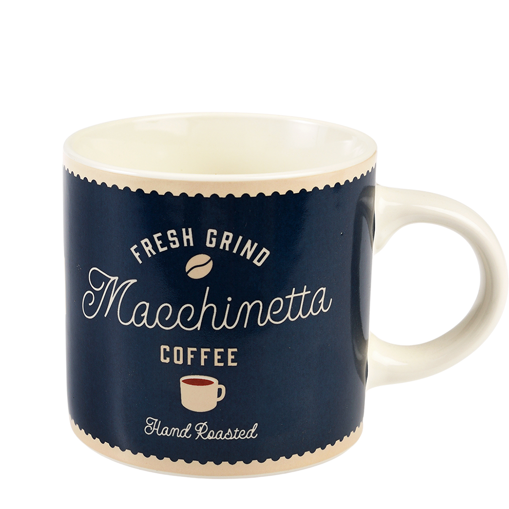vintage coffee mug - macchinetta