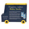 pair of baby socks - blue bear