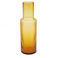 karaffe aus geripptem glas 850ml - amber