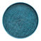 round enamel trinket tray (30cm) - blue