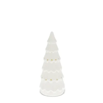 matt ceramic led decoration - small christmas tree matt ceramic led decoration - small christmas tree