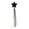 glitter wand - black star