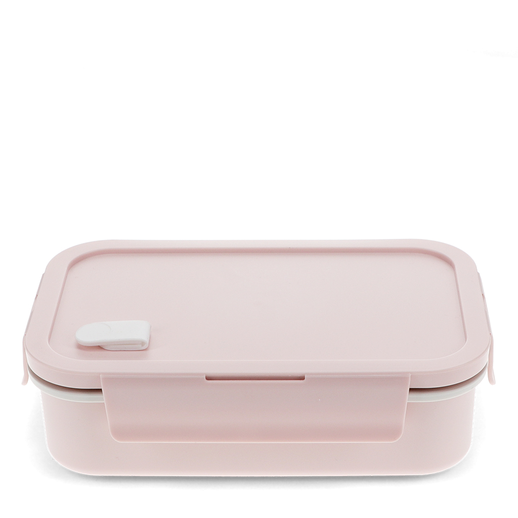 doppelwandige lunchbox mit trennwand - zartrosa