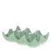 ceramic egg holder - green