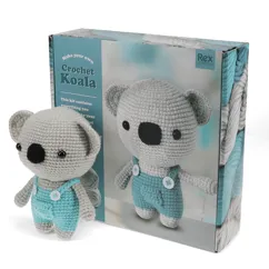 make your own crochet animal kit - koala make your own crochet animal kit - koala