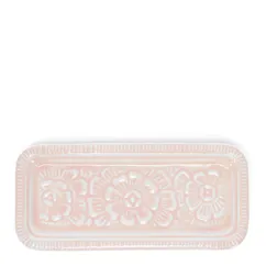 enamel trinket tray - soft pink enamel trinket tray - soft pink