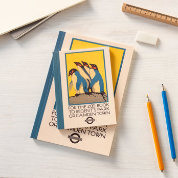 carnet a6 - tfl "for the zoo..." poster