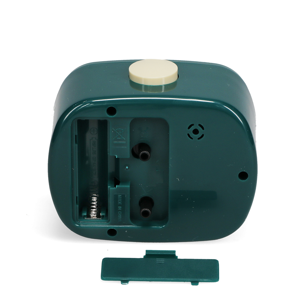 réveil rétro - bleu pétrole