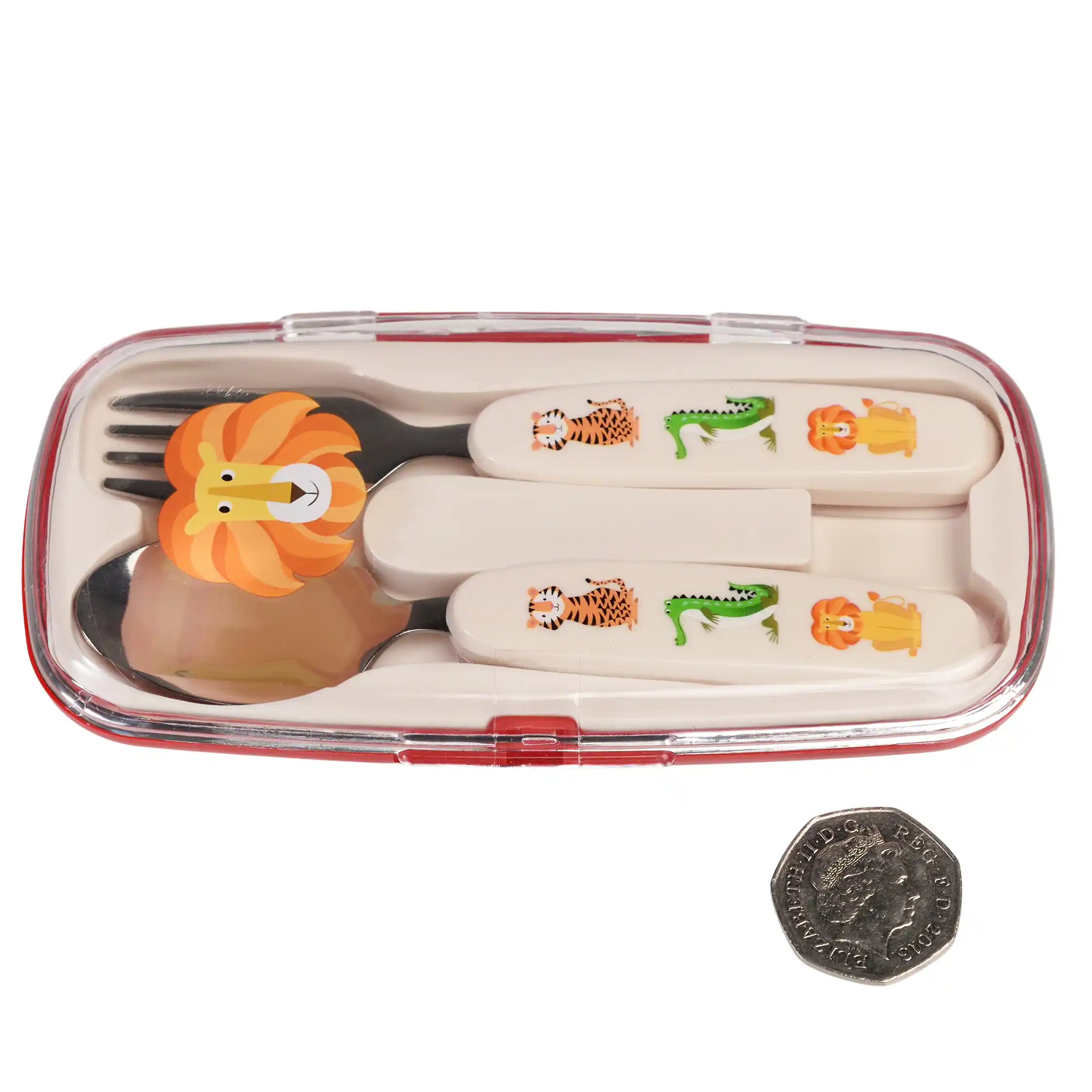 children's cutlery set - colourful creatures