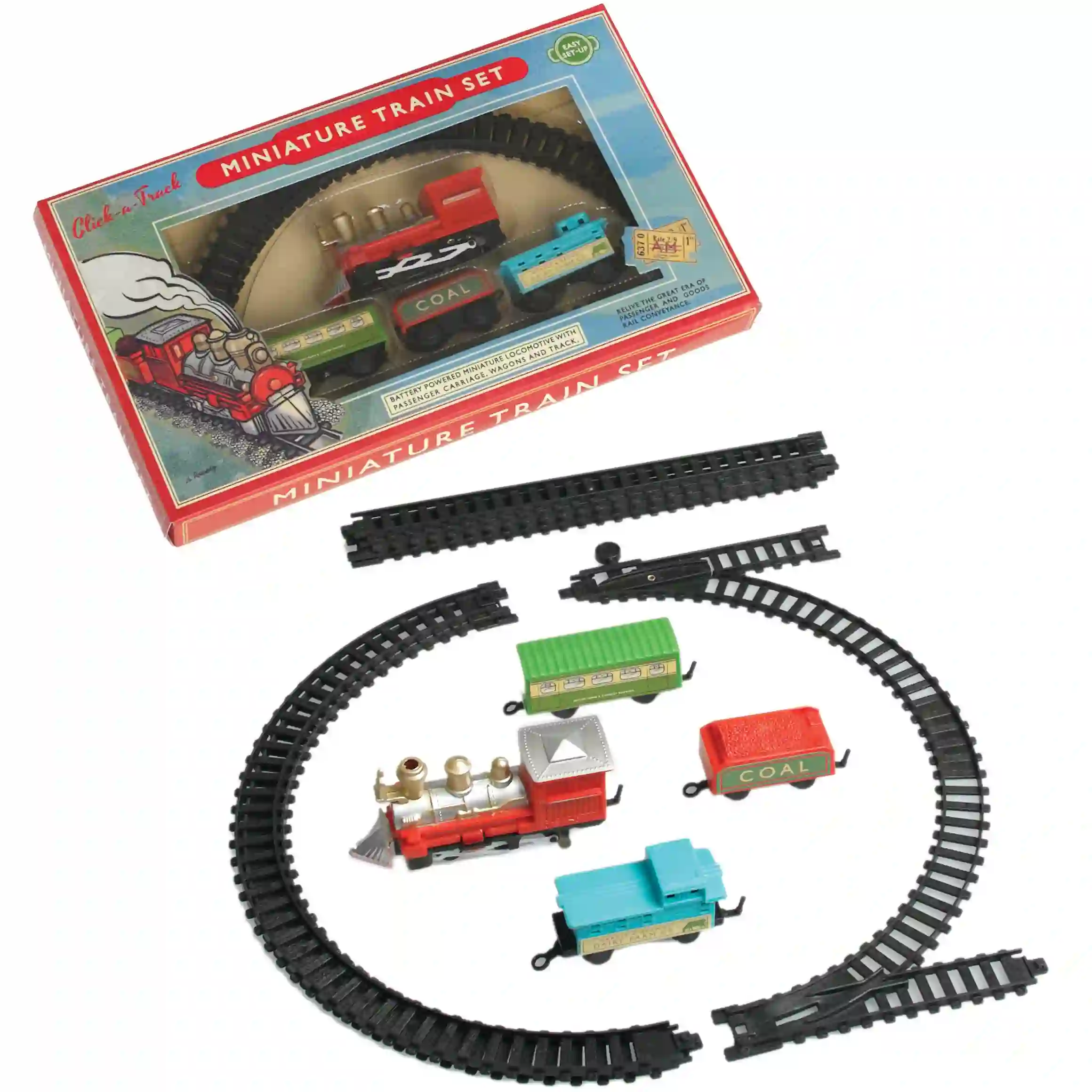 traditional miniature train set