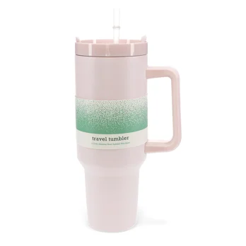 travel tumbler with handle (1.2ltr) - light pink travel tumbler with handle (1.2ltr) - light pink