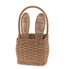 rattan basket - rabbit ears