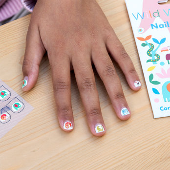 autocollants pour ongles wild wonders (lot de 25)
