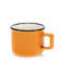 stoneware espresso mug 125ml - orange