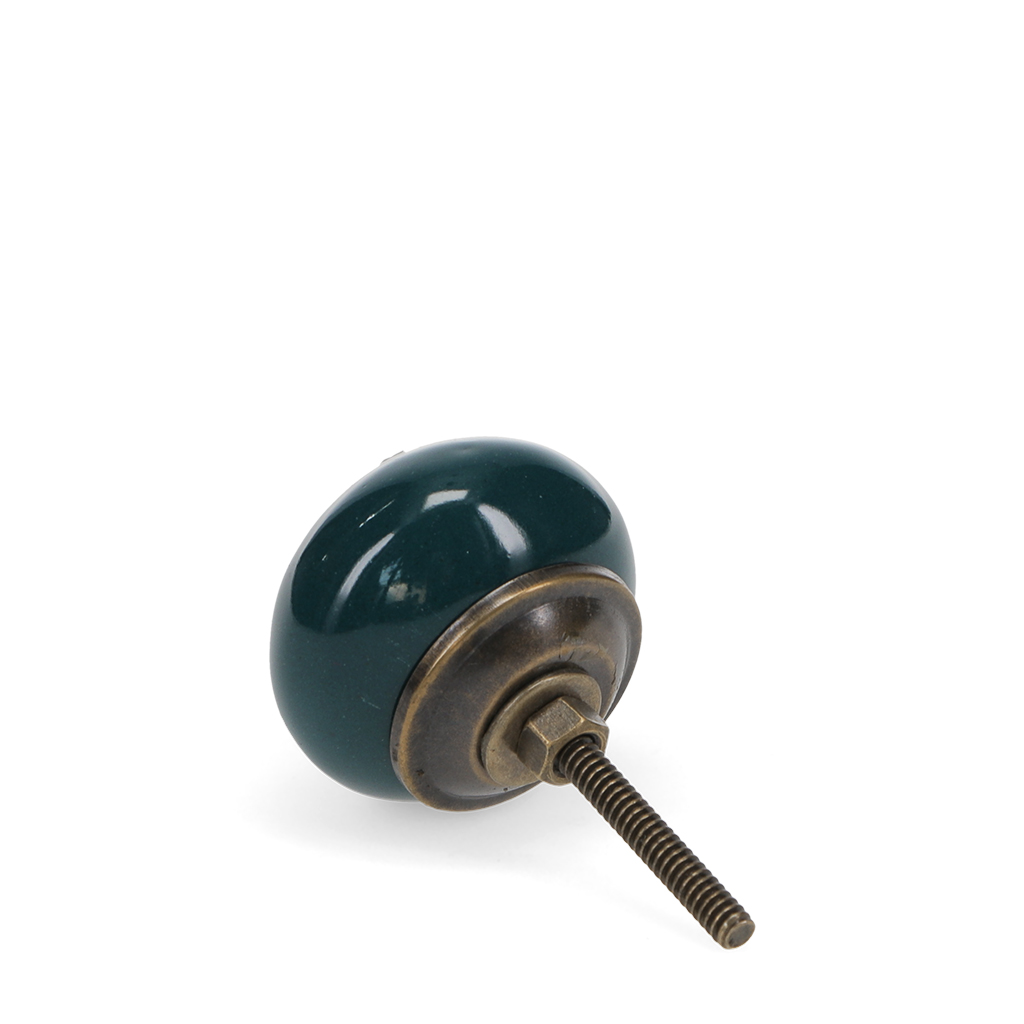 ceramic drawer knob - blue
