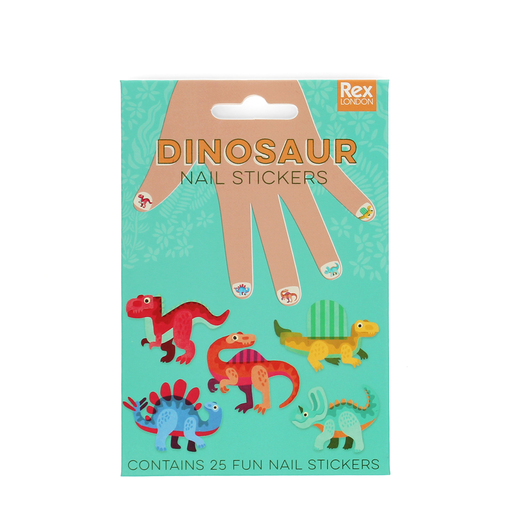 autocollants ongles pour enfants - baby dinos