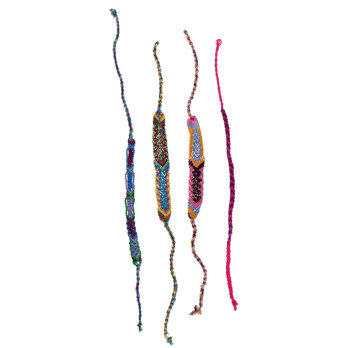 bracelets mayas au design assorti