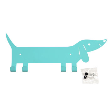 metal wall hanger - sausage dog