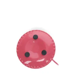 enamel chamberstick candle holder - vibrant pink enamel chamberstick candle holder - vibrant pink