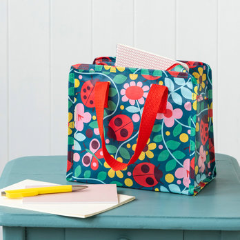 mini storage bag - ladybird