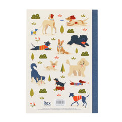 a5 notebook - dog park